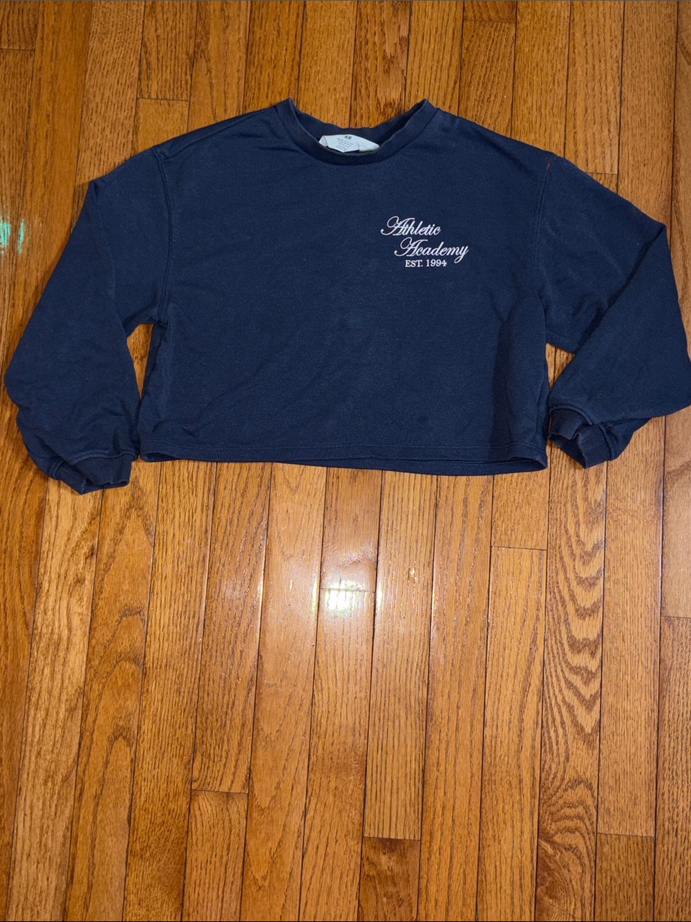 H&M Blue 'Athletic Academy' Graphic Tee